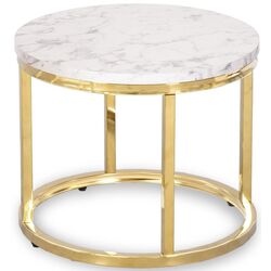 Set masute pentru reviste Mebel Elite Olis (White Marble/Golden) Thumb