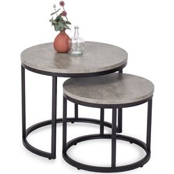 Set masute pentru reviste Mebel Elite Rocky (Grey Concrete/Black) Thumb