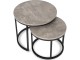 Set masute pentru reviste Mebel Elite Rocky (Grey Concrete/Black)