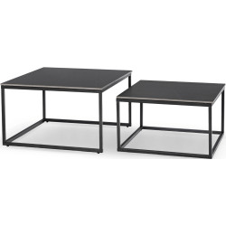 Set masute pentru reviste Mebel Elite Tenor (Black Marble/Black) Thumb