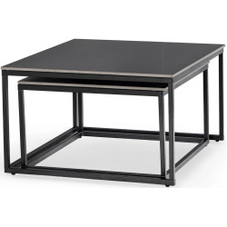 Set masute pentru reviste Mebel Elite Tenor (Black Marble/Black) Thumb