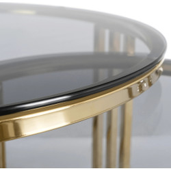 Set masute pentru reviste Mebel Elite Triton (Grey/Gold) Thumb