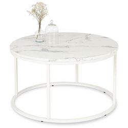 Masa pentru reviste Mebel Elite Agnes Max (White Marble/White) Thumb