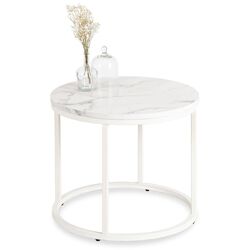 Masa pentru reviste Mebel Elite Agnes (White Marble/White) Thumb