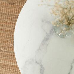 Masa pentru reviste Mebel Elite Agnes (White Marble/White) Thumb