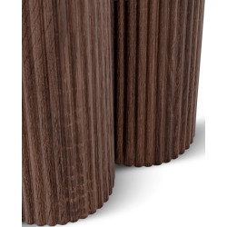 Masa pentru reviste Mebel Elite Almeria 50 (Travertine/Walnut) Thumb