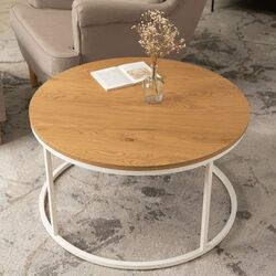 Masa pentru reviste Mebel Elite Ann Max (Oak/White) Thumb