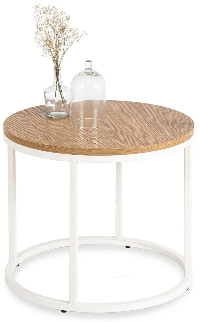 Masa pentru reviste Mebel Elite Ann (Natural Oak/White)