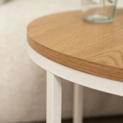 Masa pentru reviste Mebel Elite Ann (Natural Oak/White) Thumb