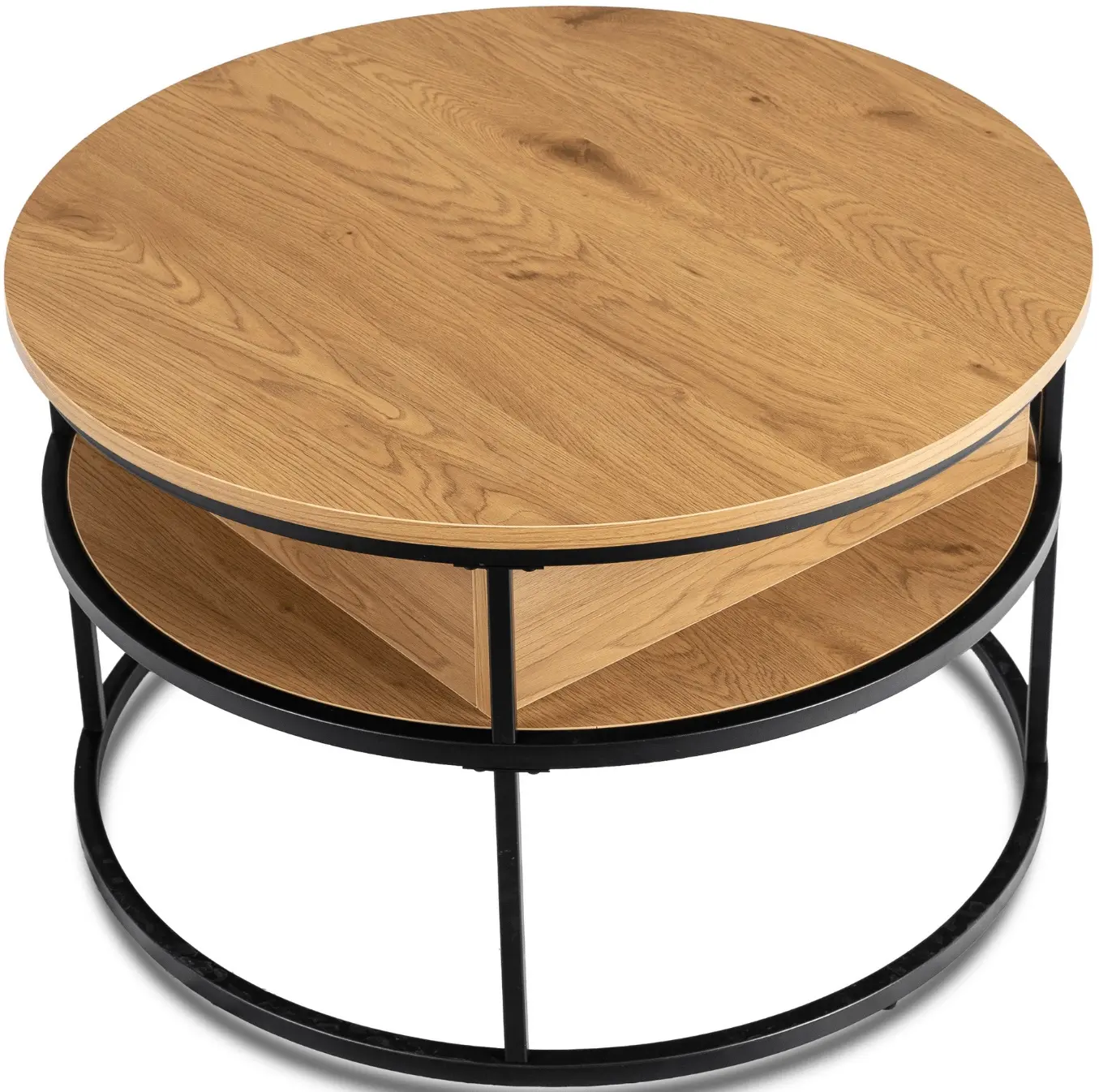 Masa pentru reviste Mebel Elite Astur (Oak/Black) - 2