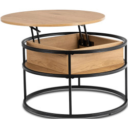 Masa pentru reviste Mebel Elite Astur (Oak/Black) Thumb