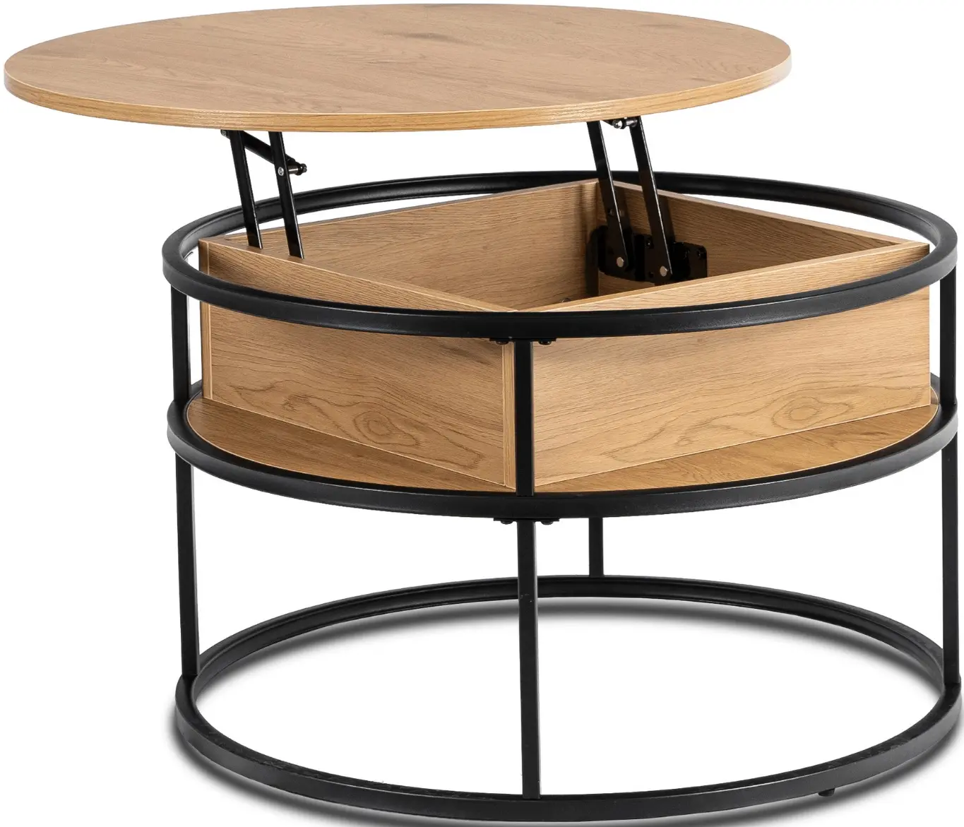 Masa pentru reviste Mebel Elite Astur (Oak/Black) - 3