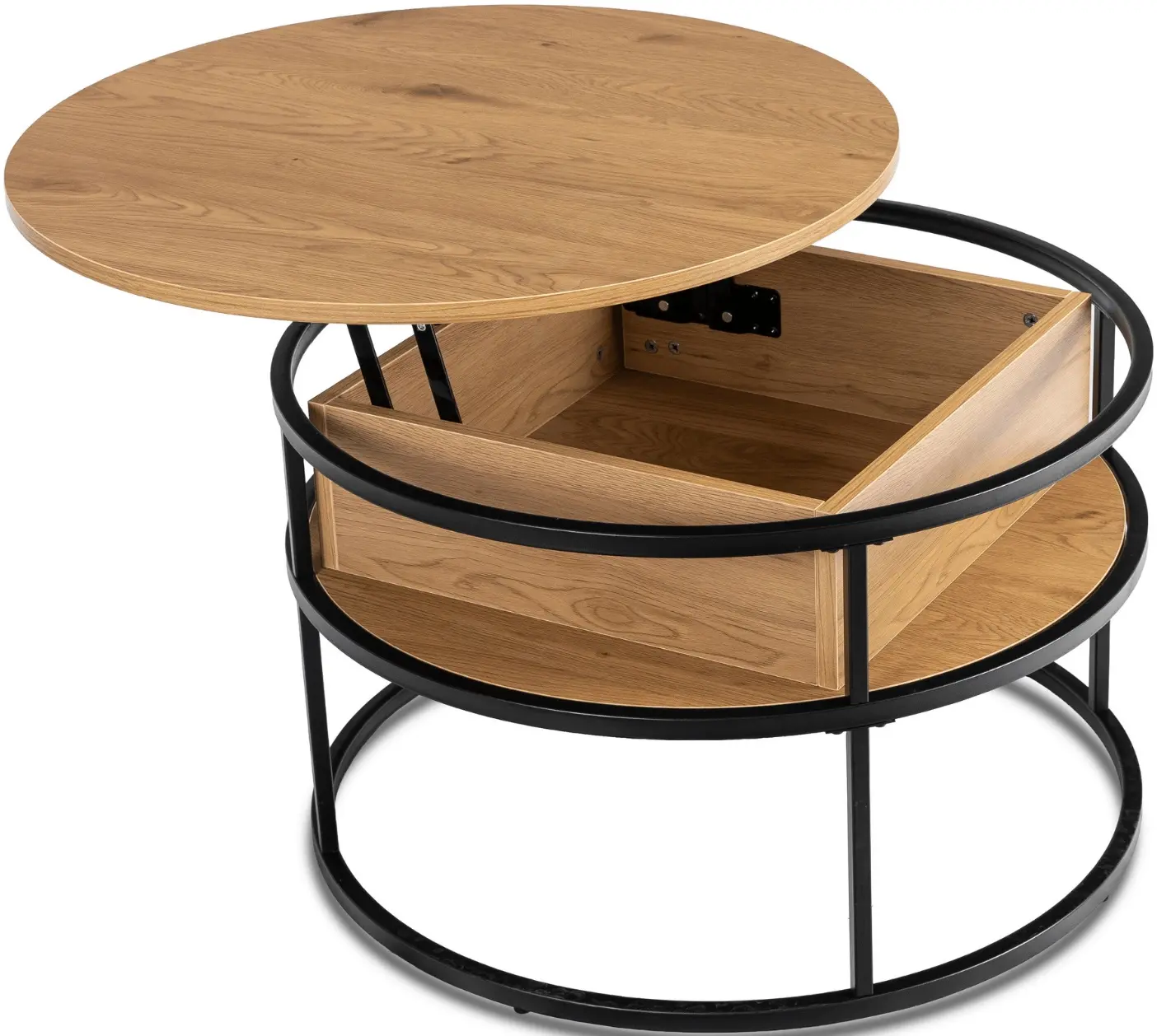 Masa pentru reviste Mebel Elite Astur (Oak/Black) - 4