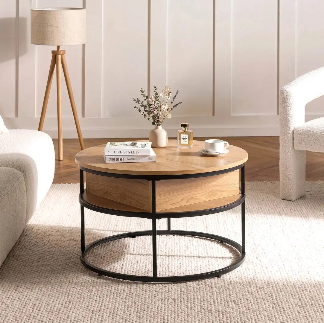 Masa pentru reviste Mebel Elite Astur (Oak/Black)