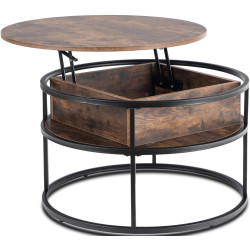 Masa pentru reviste Mebel Elite Astur (Rustic Oak/Black) Thumb
