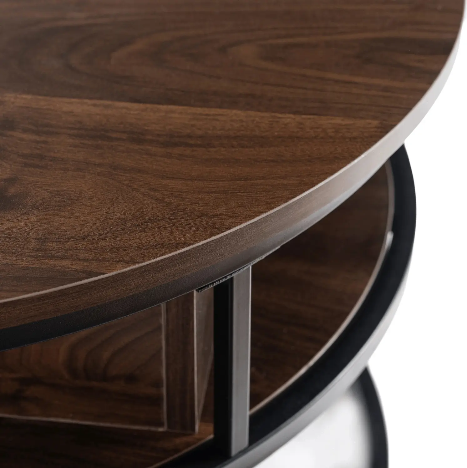 Masa pentru reviste Mebel Elite Astur (Walnut/Black) - 5