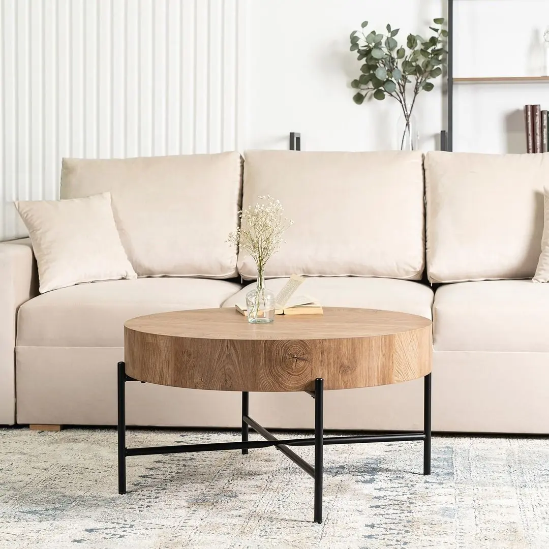 Masa pentru reviste Mebel Elite Belief (Oak/Black) - 8