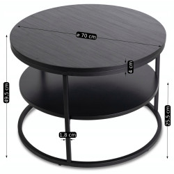 Masa pentru reviste Mebel Elite Best (Black) Thumb