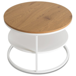 Masa pentru reviste Mebel Elite Best (Oak/White) Thumb