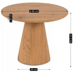 Masa pentru reviste Mebel Elite Carly (Natural Oak) Thumb