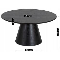 Masa pentru reviste Mebel Elite Cassander Max (Black) Thumb