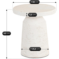 Masa pentru reviste Mebel Elite Dess 38 (Cream) Thumb