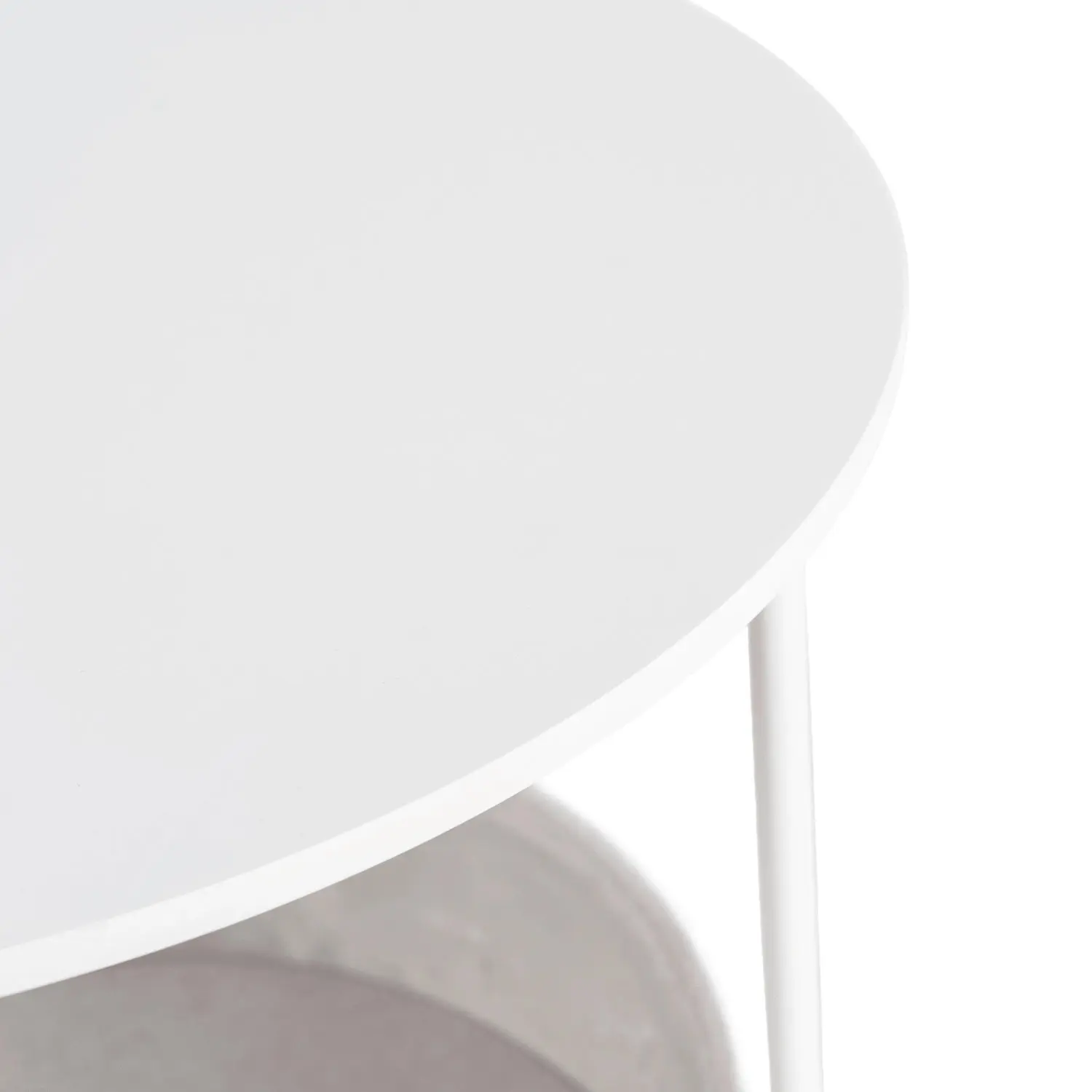 Masuta cafea Mebel Elite Dora (White/Beige) - 3