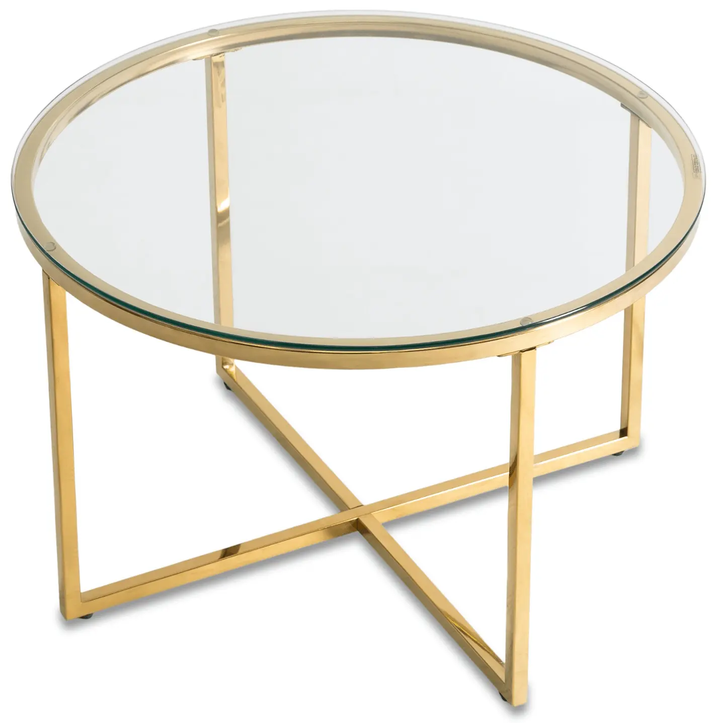 Журнальный столик Mebel Elite Flip (Transparent/Gold) - 4