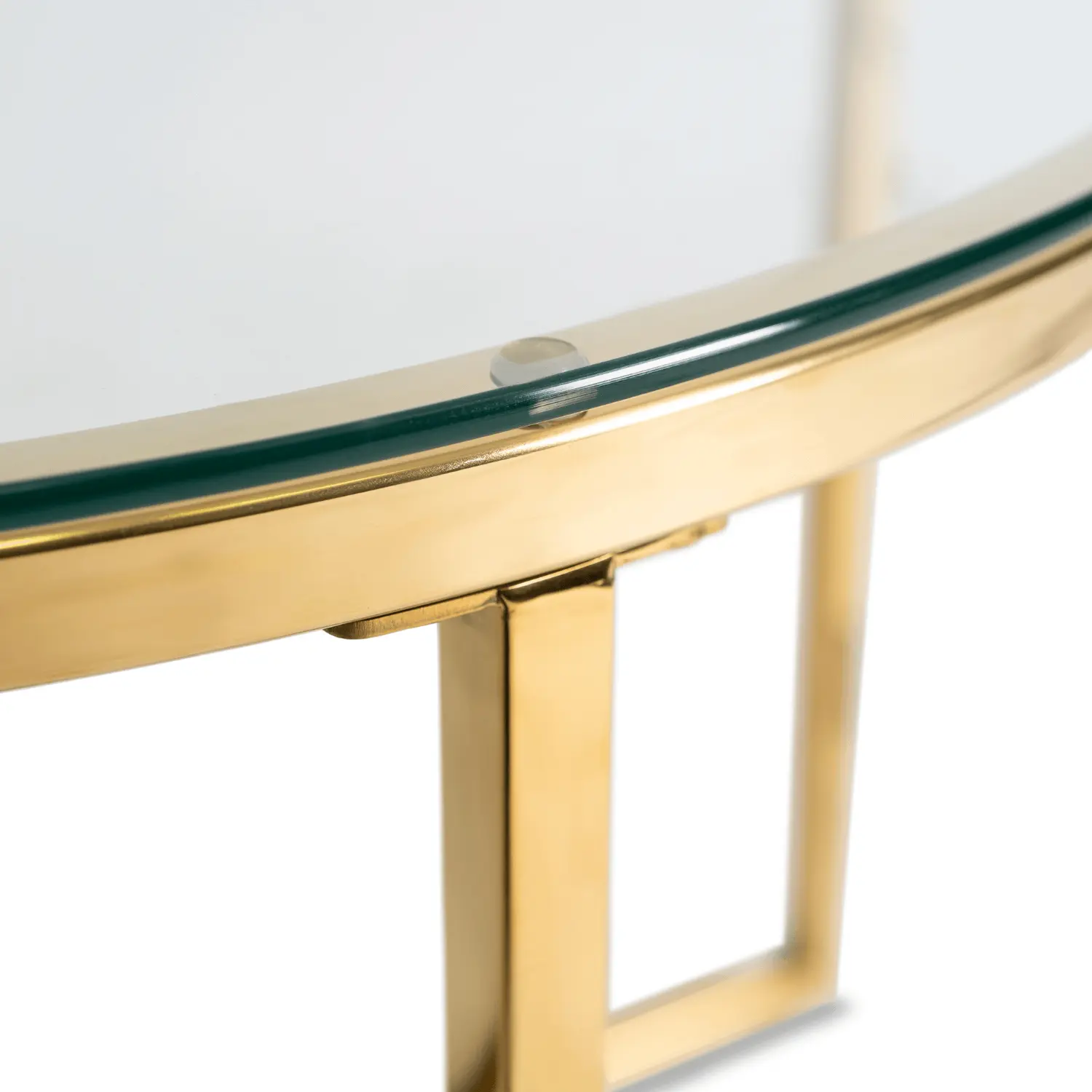 Журнальный столик Mebel Elite Flip (Transparent/Gold) - 5