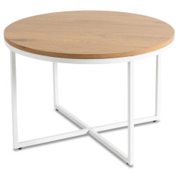 Masa pentru reviste Mebel Elite Hantel (Golden Oak/White) Thumb