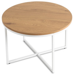 Masa pentru reviste Mebel Elite Hantel (Golden Oak/White) Thumb