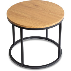 Masa pentru reviste Mebel Elite Lella (Golden Oak/Black) Thumb