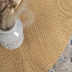 Masa pentru reviste Mebel Elite Lella (Golden Oak/Black) Thumb