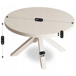 Masa pentru reviste Mebel Elite Lincoln (Beige/Cashmere) Thumb