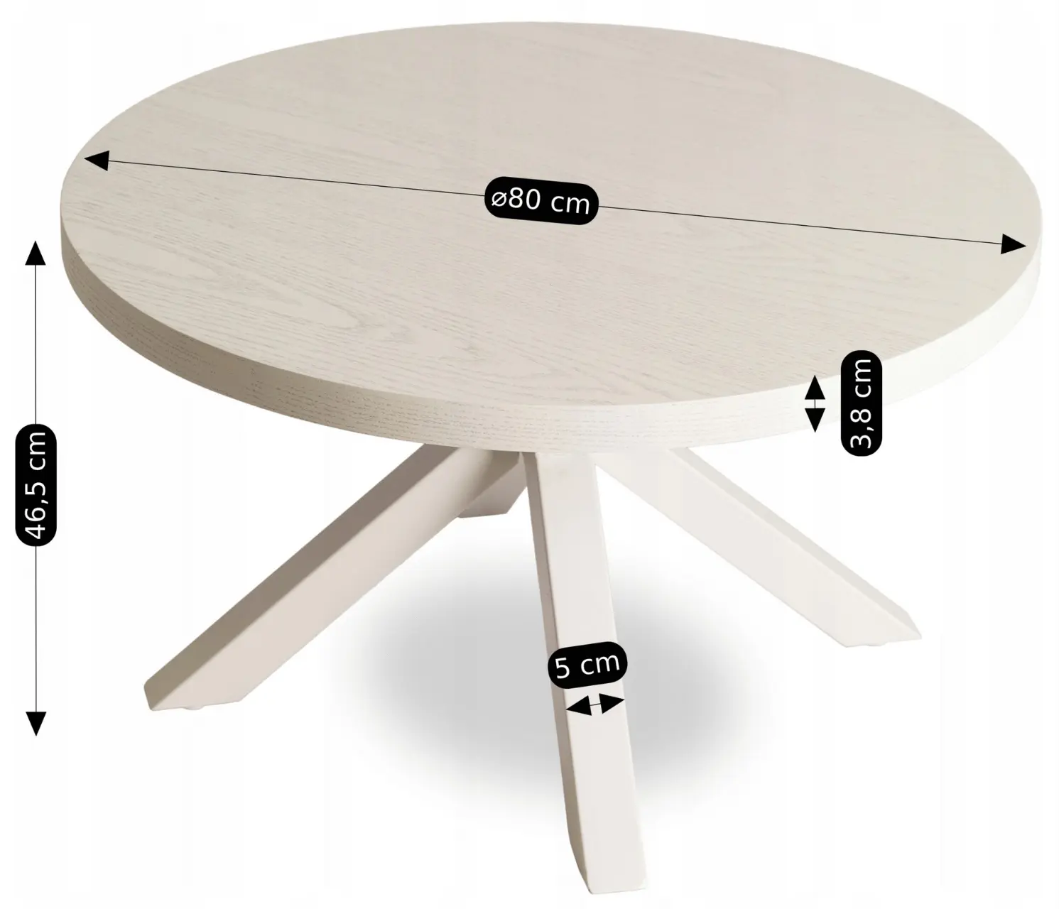 Masa pentru reviste Mebel Elite Lincoln (Beige/Cashmere)