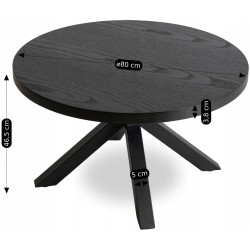 Masa pentru reviste Mebel Elite Lincoln (Black) Thumb