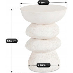 Masa pentru reviste Mebel Elite Livia 39 (Cream) Thumb