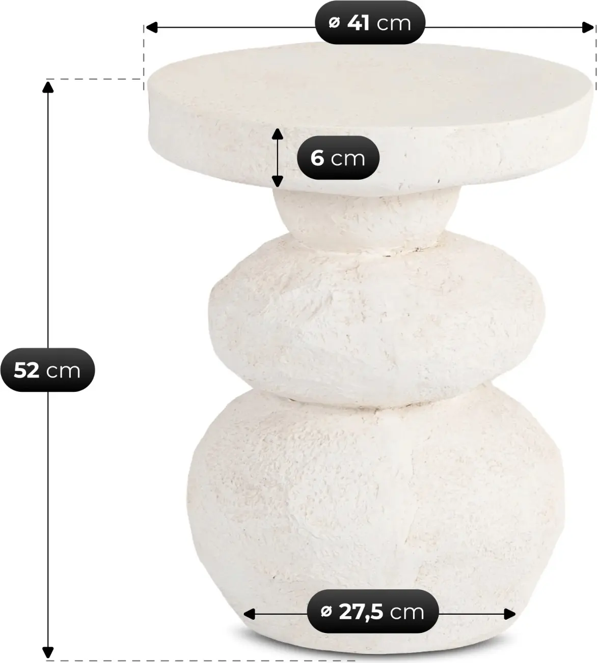 Masa pentru reviste Mebel Elite Lovi 41 (Cream) - 6