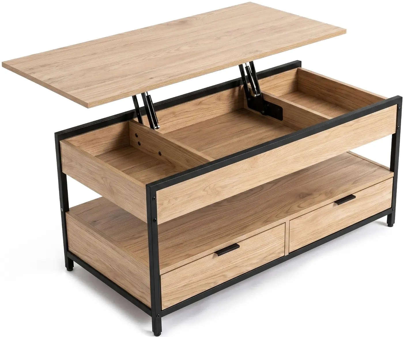 Masa pentru reviste Mebel Elite Luca 100cm (Oak/Black) - 4