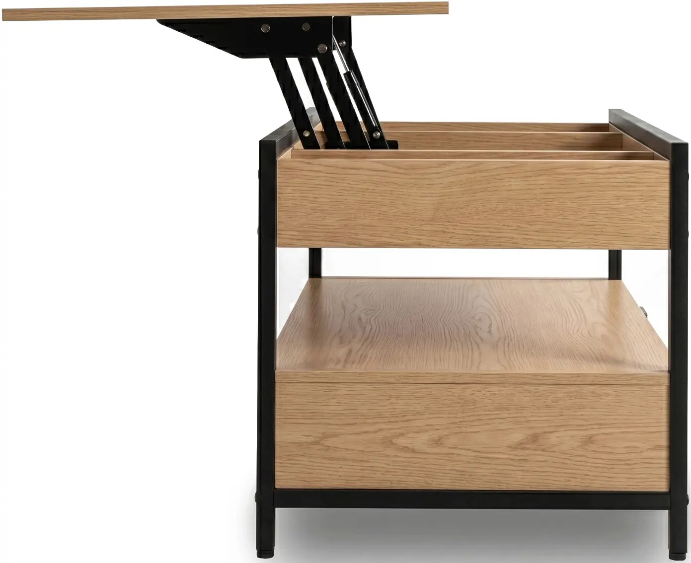 Masa pentru reviste Mebel Elite Luca 100cm (Oak/Black) - 5