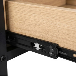 Masa pentru reviste Mebel Elite Luca 100cm (Oak/Black) Thumb