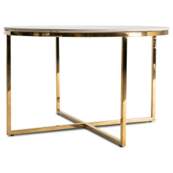 Журнальный столик Mebel Elite Marine (White Marble/Gold) Thumb