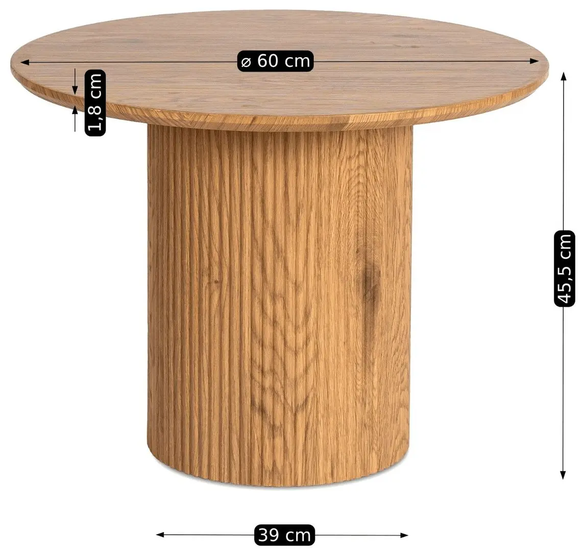 Masa pentru reviste Mebel Elite Maylin (Natural Oak)