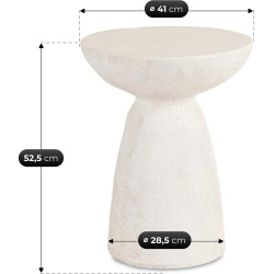 Masa pentru reviste Mebel Elite Nell 41 (Cream) Thumb