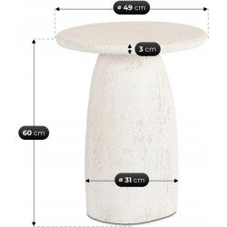 Masa pentru reviste Mebel Elite Rees 49 (Cream) Thumb
