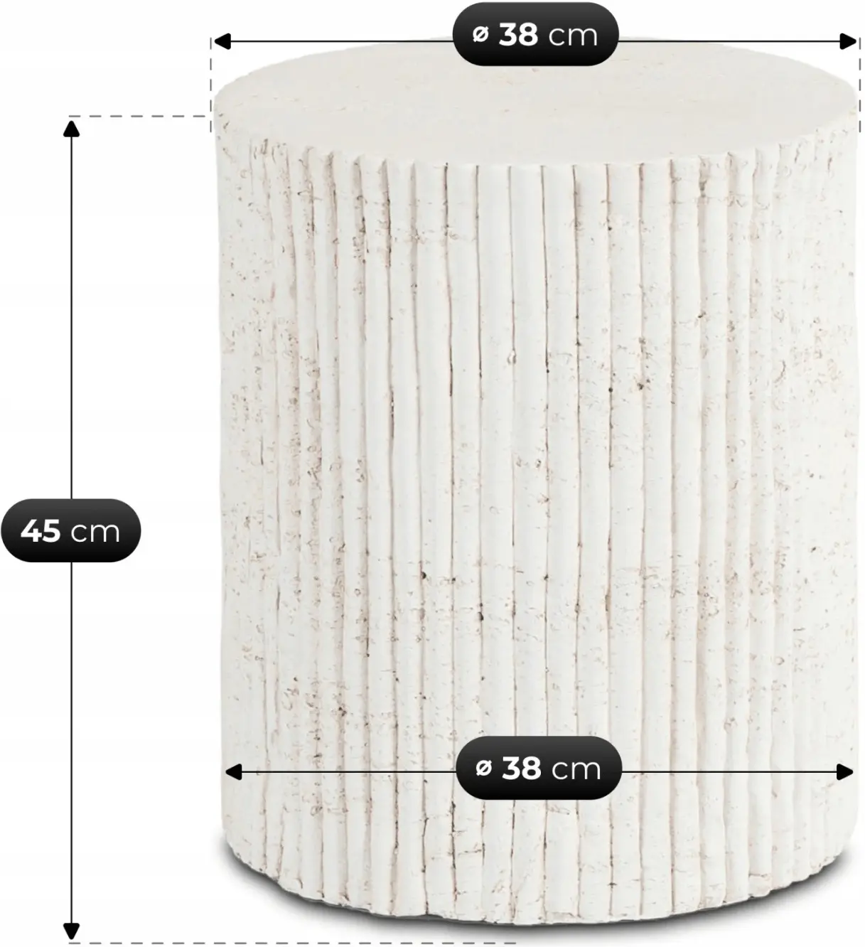 Masa pentru reviste Mebel Elite Tiall 38 (Cream) - 6