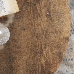 Журнальный столик Mebel Elite Tim Max (Rustic Oak/Black) Thumb