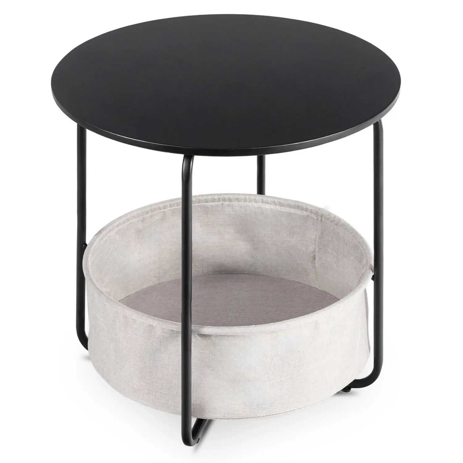 Masuta cafea Mebel Elite Varano (Black/Beige) - 2