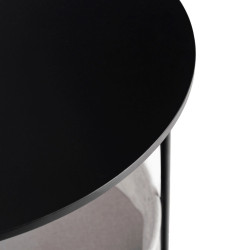 Masuta cafea Mebel Elite Varano (Black/Beige) Thumb