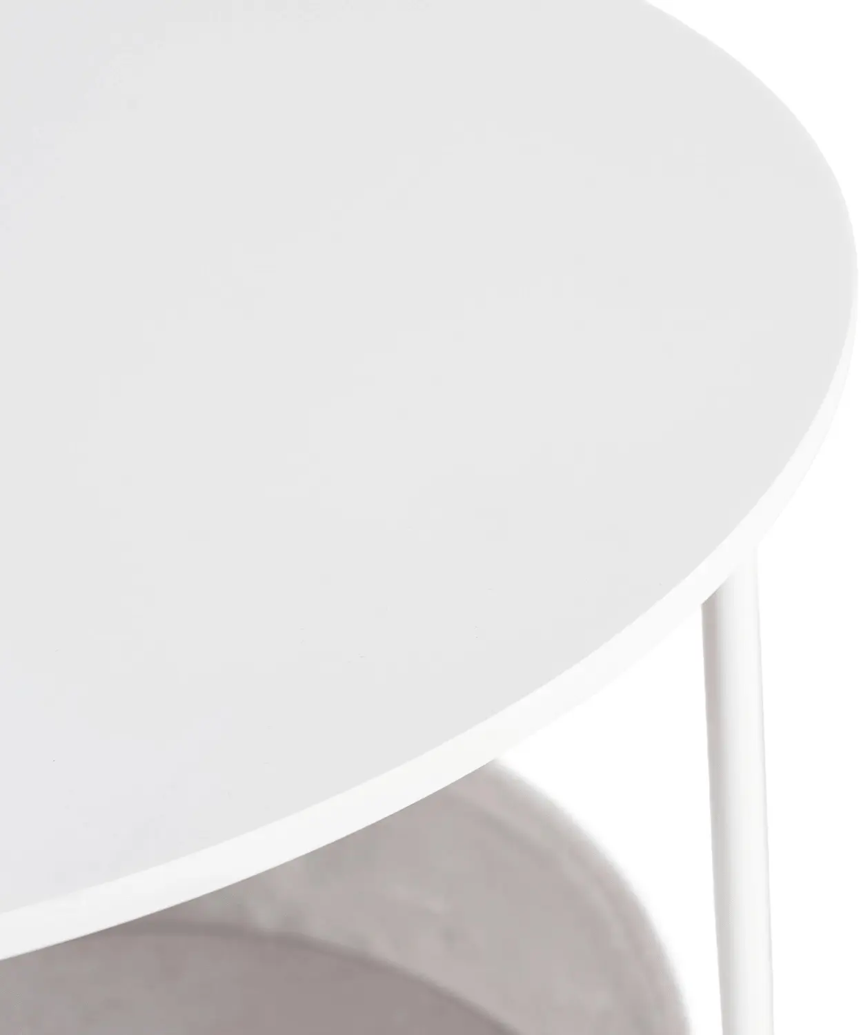 Masa pentru reviste Mebel Elite Varano (White/Beige) - 3
